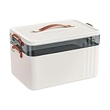 【Conception spacieuse】: Cette boîte de rangement médicale de grande capacité révolutionne la façon dont vous stockez les médicaments, les fournitures de premiers soins et autres produits médicaux essentiels