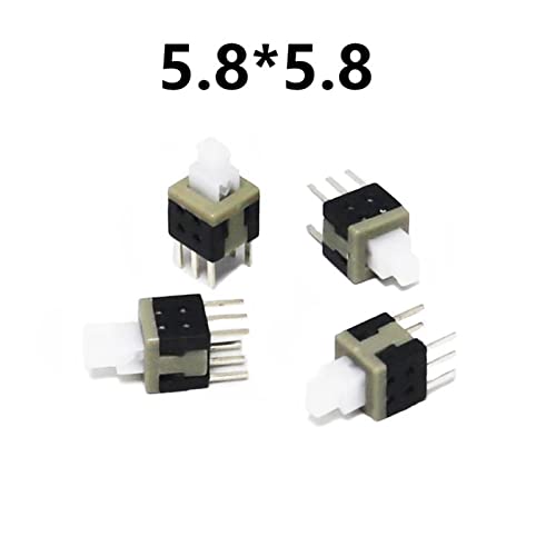 Micro-interrupteur tactile 8.5x8.5 interrupteur bouton 6 broches self lock - 2