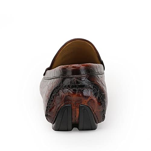 Men's Driving Moccasins Dress Shoes, Leather Casual Slip On Breathable Penny Loafers for Men3