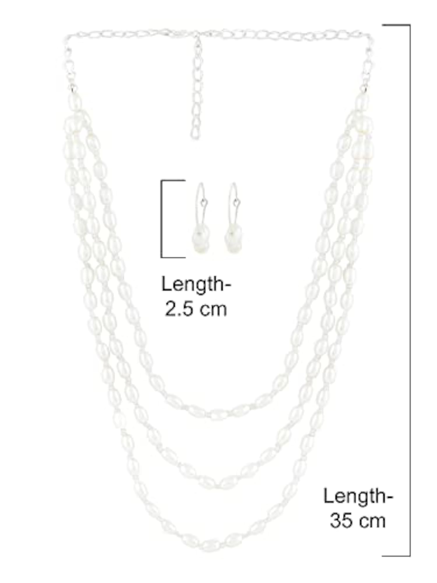 Women's Contemporary Layered Necklace & Earring Set, Elegant Gift