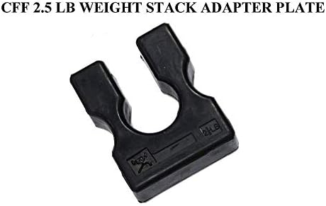 CFF 2.5 lb. Weight Stack Adapter Plate - Add on Fractional Weight Plates for Micro loading Pin Select Gym Equipment