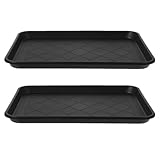 Alipis 2pcs Versatile Plastic Shoe Storage Tray Wear-Resistant Boot Mat for Use for Keeping Entryways Clean and Organized