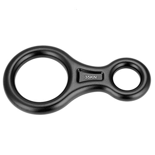 Figura 8 Descendente de corda, anel de engrenagem de resgate de escalada Anel de escalada 8, 35KN Fi