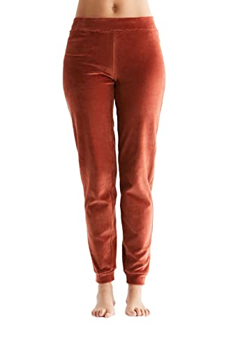 Leela Cotton Nicky 1466 - Pantalones de chándal de algodón orgánico, Tabasco, M Cover