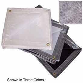 Heavy Duty Black/Silver Tarp, 4'x4'