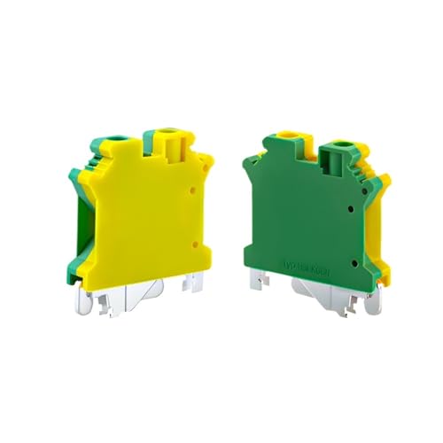 PE Din Rail Terminal Blocks 10Pcs USLKG-6N Ground Universal Class Connector Screw Wire Conductor USLKG6