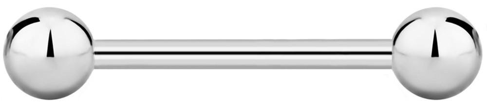 Forbidden Body Jewelry nipple barbell, nipple bars, silver nipplerings piercing Surgical Steel 8g - 18g Straight Barbell Body Jewelry (Sold Individually)