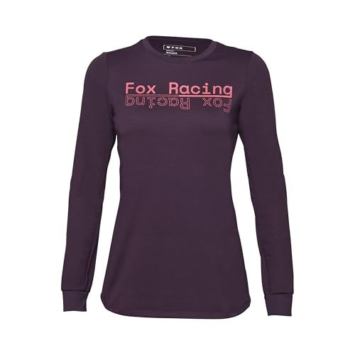 Maillot cyclisme manches longues Fox femme pour vos randonnées violet M