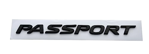 Image of 1x Passport Rear Emblem Car Letter Badge Logo Replacement for 19-23 Car Passport 08F20-TGS-100 (Glossy Black)