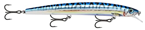 Rapala Artificiale Spinning MaxRap-Esca di Simulazione Aerodinamica per la Pesca in Mare-profondità di Nuoto 0.3, 0.3-0.9m-17cm/28g-Prodotta in Estonia-Live Blue Mackerel Unisex-Adult, 17cm / 28g