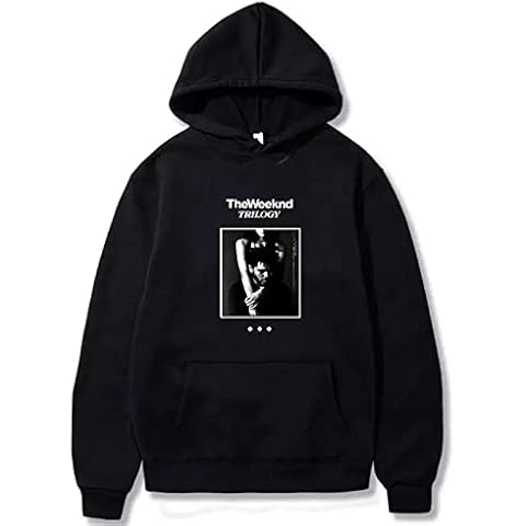 OUHZNUX Hoodie The Weeknd Rapper Hoodie The Weeknd Printed Sweatshirt Long Sleeve Hood Hip Hop Trend Wear Sweatshirt with Pockets XS-4XL Cover