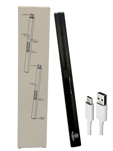 Encendedor eléctrico recargable USB-C negro miniatura 6