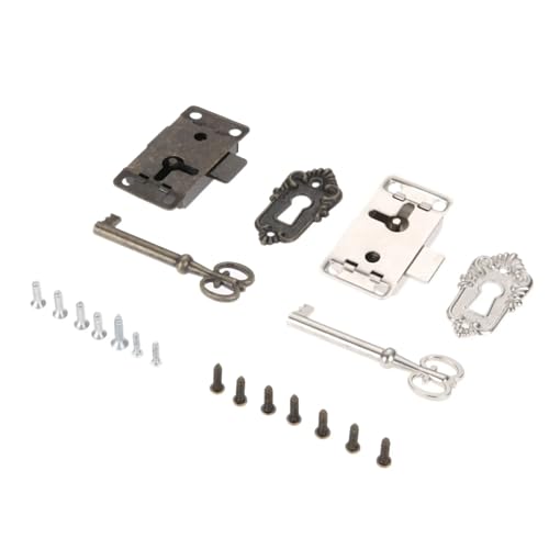 Serrure de porte en fer pour restaurer une commode ou un secrétaire - 7