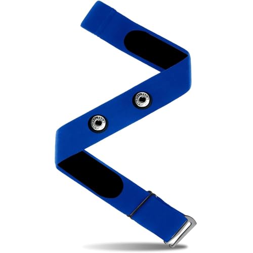 SANTUO Correa de repuesto para monitor de frecuencia cardíaca Polar H10 H9 H7, compatible con sensor de frecuencia cardíaca Polar, azul, Taille unique