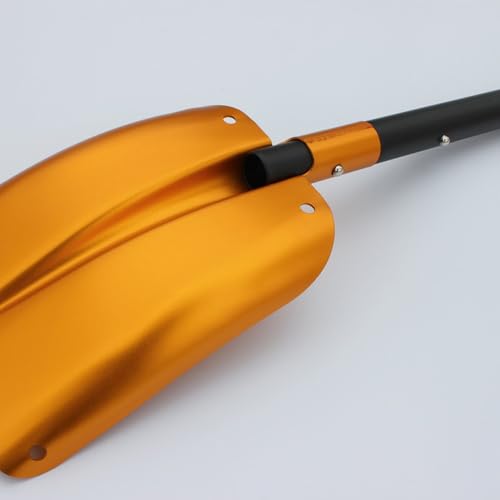 Pala de aluminio ligera con mango extensible para mover nieve y tierra fácilmente 5
