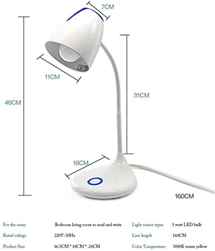 Lámpara de mesa LED 5W flexible para terrarios y lectura 7
