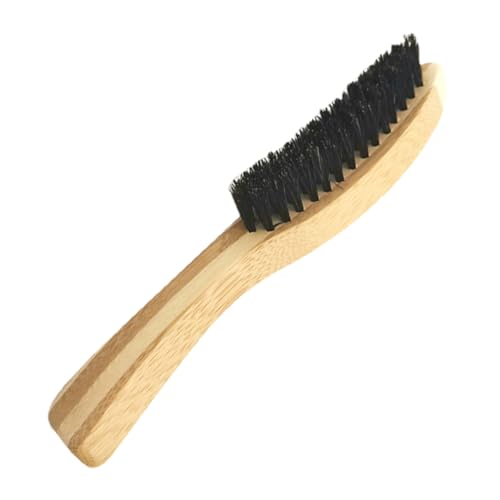 TOVINANNA Practical Beard Care Tool Solid Wooden Handle Beard Brush Brush for Home Use