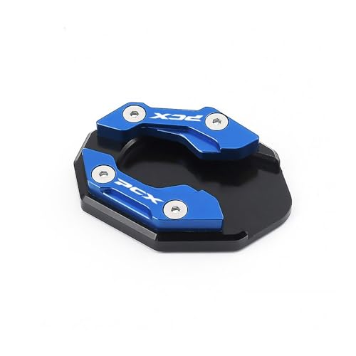 �X�N�[�^�[�L�b�N�X�^���h�����X�^���h�v���[�g���L�p�b�h �z���_�ɑΉ� PCX160 PCX150 PCX125 �A�N�Z�T���[ 2025(1 Blue)