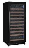Allavino Reserva Series 119 Bottle 55" Semi Tall Single Zone Right Hinge Black Metal Wine Refrigerator