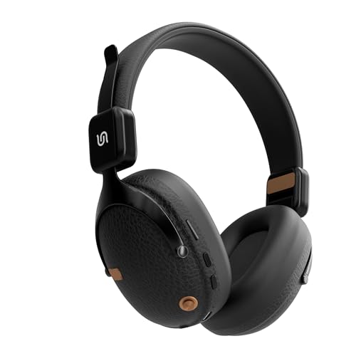Image of Porodo Onyx Sonic Wireless headphone, Bluetooth V5.4, Hi-Res Audio, Multi-Functional Key Control, 40mm Driver, 18H Playtime, Game & EQ Mode, TF Card Playback, more than 10M Transmission Range (Black)