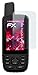 Produktbild atFoliX Glasfolie kompatibel mit Garmin GPSMap 66s Panzerfolie, 9H Hybrid-Glass FX Schutzpanzer Folie