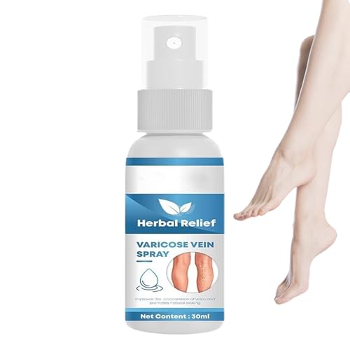 Spray Calmante Para El Cuidado De Piernas - Spray de Muscular 30ml,Solución Refrescante para Mujeres Viaje Hogar Pies Cansados