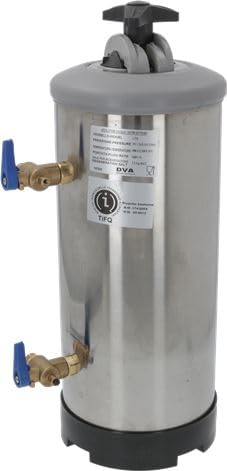 Addolcitore d'acqua manuale da 12 Litri in acciaio inossidabile, 3/8" ø