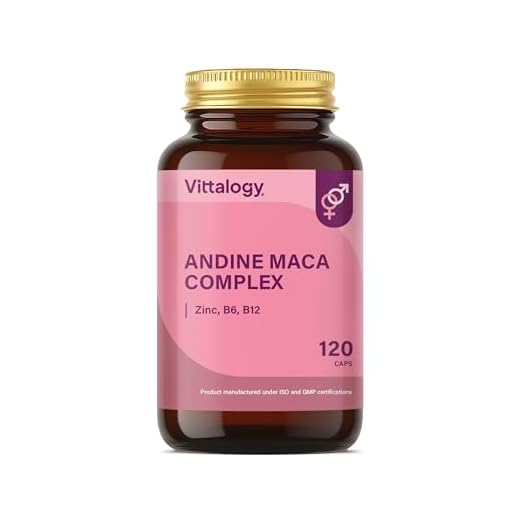 Vittalogy Maca Premium. Maca Andina Pura 4000 mg Con Vitaminas B6 Y B12 Y Zinc. Raíz De Maca Peruana. Vigorizante. 120 Cápsulas.