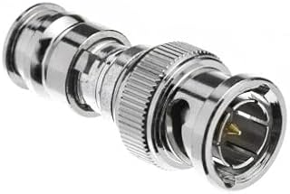 Cable Central LLC (10 Pack) RG59 BNC Compression Connector (Yellow Band) (25pcs/Bag)