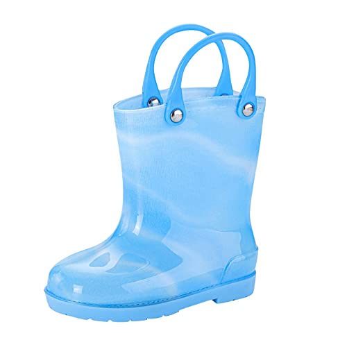 sfdgfhyf Outdoor Shoes for Boys Children Shoes Rain Boots Cartoon Children Rain Boots Boys Girls Infant Rain Boots Water