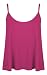 Womens Ladies Plain Sleeveless Swing Vest Strap Cami Camisole Flared Tank Top