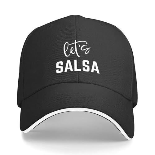 Casquette de baseball salsa ajustable : finis les cheveux décoiffés en style de rue