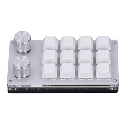 Clavier mécanique 12 touches programmable USB compact pour jeu et bureau - 3