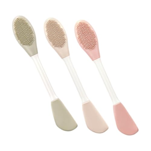 Ipetboom Professional Skincare Tool 3pcs Silicone Mask Brush for Face Mask Applicator and Exfoliation