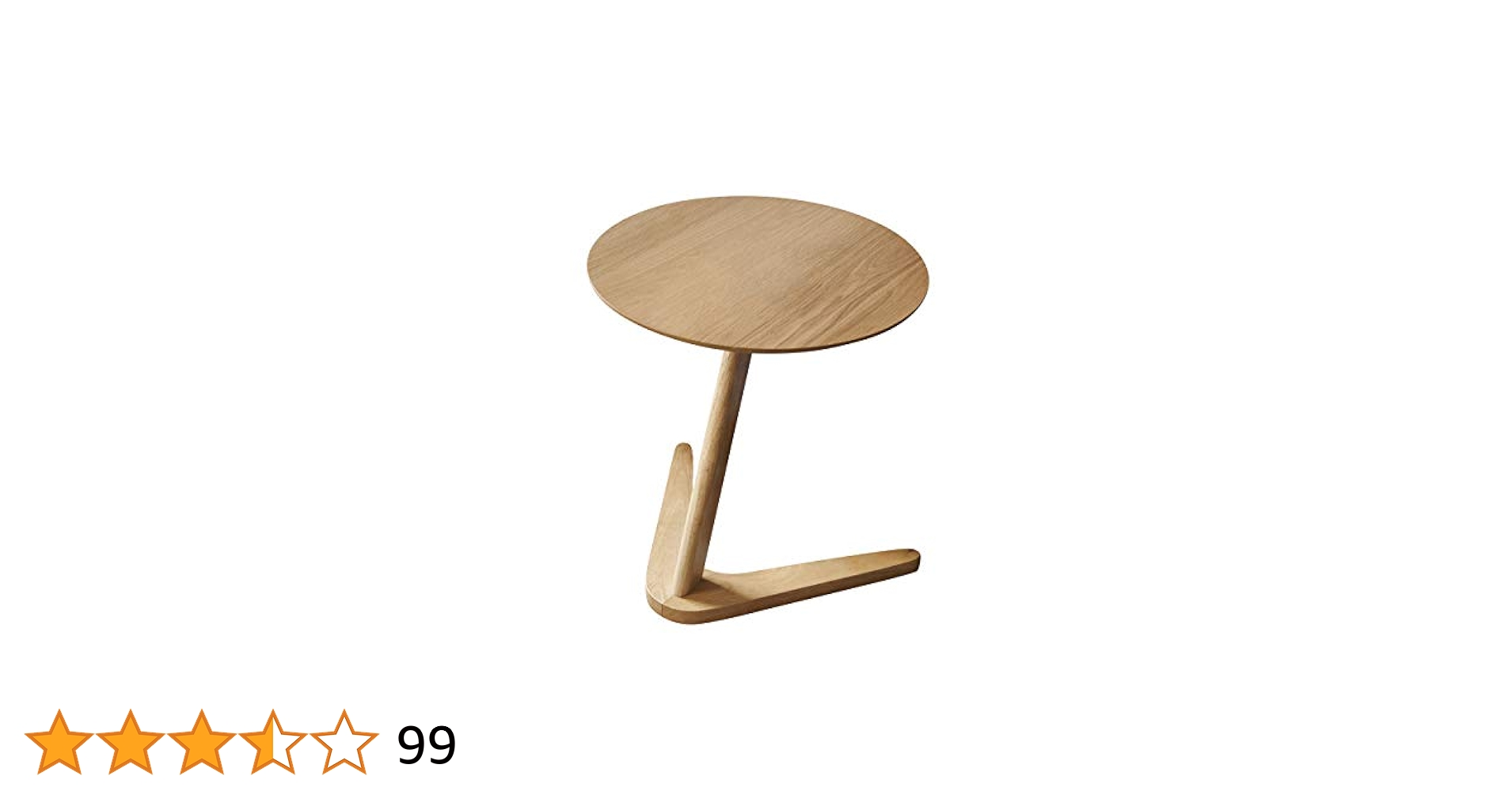 北欧風高品質ラバーウッドサイドテーブル 東谷 【天然木サイドテーブル ラウンドテーブルS(ハイタイプ) 全