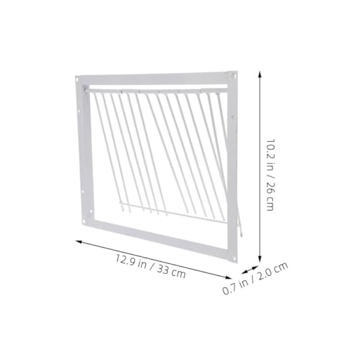Porte de pigeonnier renforcée en fer 33x26 cm pour cage à oiseaux - 3