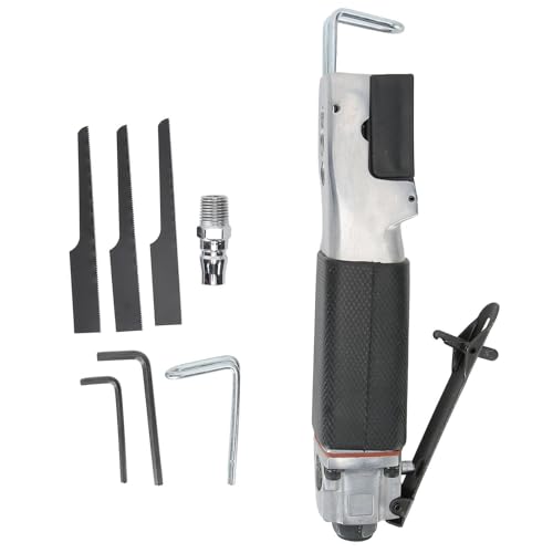 Xiuganpo Kit de Sierra de Sierra Reciprocadora de Aire para Mejoras en el Hogar, Herramientas de de Corte de Metal Neumático con Cuerpo de Aleación de Zinc Resistente, de