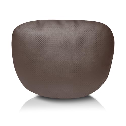 Image of Neodrift 'CloudFlex' Car Back Seat Neck Rest Cushion - Ergonomic Neck Support with Premium Fiber Fill, Pain Relief for Neck and Shoulder (Color-Brown)