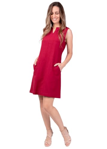 Robe courte tailleur Ondine framboise silhouette affinée