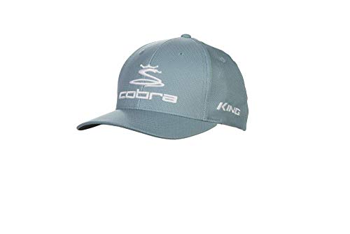 Cobra Male Pro Tour Stretch Fit Hat Golf 2019 Pro Tour Stretch Fit Hat Quarry, Large/X-Large
