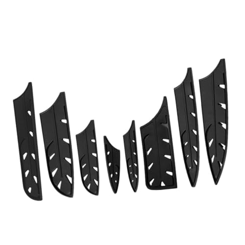 Cabilock 8piezas Kit De Vainas Protectoras Para Cortador De Cuchillas Cubiertas De Plástico Para Utensilios De Cocina Herramientas De Corte Accesorios Hogar Para Uso La Cocina