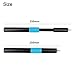 9 in / 11 in Scalable Snooker Billiard Pool Cue Extension for Multiple Cue Sizes, Adjustable Metal and Plastic Cue Extender Lengthener, Black or Blue(9-13 in Round Teeth)