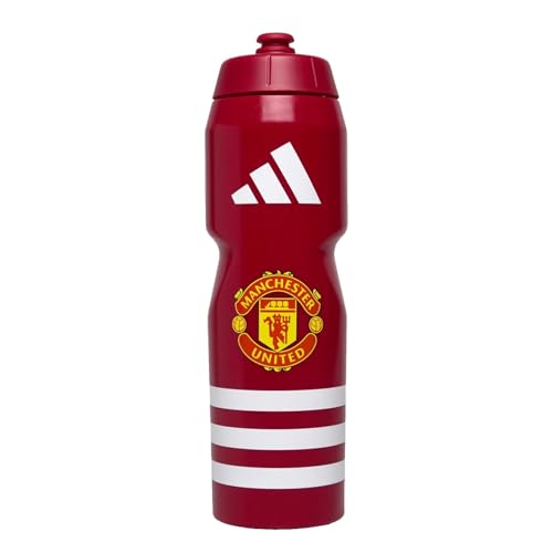 adidas Manchester United Gourde pour Adulte Unisexe Rouge NS