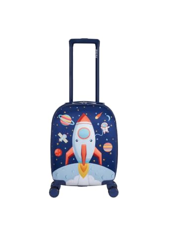 Maleta de mano American Tourister Wondertrips azul marino, trolley spinner ligero