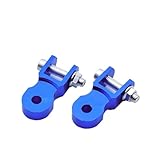 2 stücke Stoßdämpfer Höhe Erweiterung Extender Steigleitungen Motor Bike Motorrad(Blue 5CM)