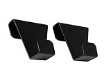 EVHooks.com Coat Hooks Designed for Tesla Model S - Black (Set of 2) - Made in Canada - Anodized Alu
