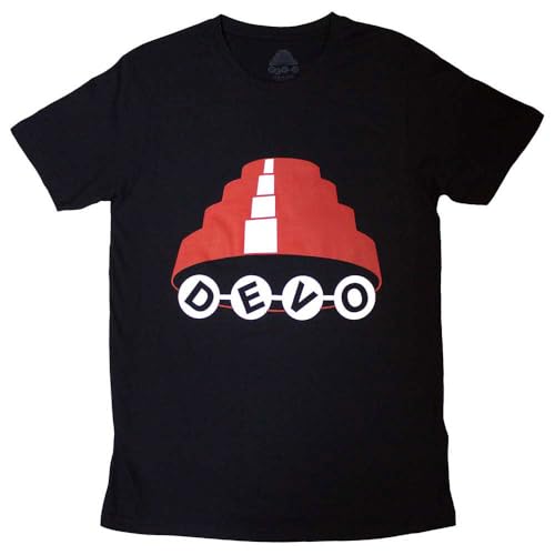 Devo Dome Band Logo T Shirt Black3