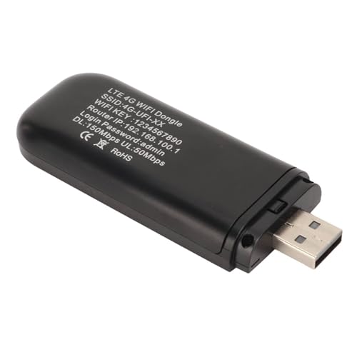Image of 4G LTE Router, Portable WiFi Hotspot for 10 Users with USB | ABS Construction, Micro SIM Slot, WPA /WPA2 Encryption, Auto 4G Search, Compatible with Phone Charger, Laptop, PC