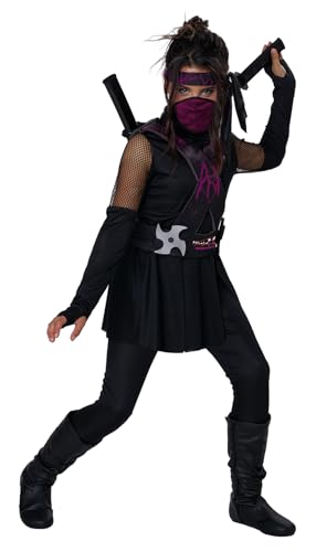 Disfraz completo Ninja-X para niñas talla M miniatura 6