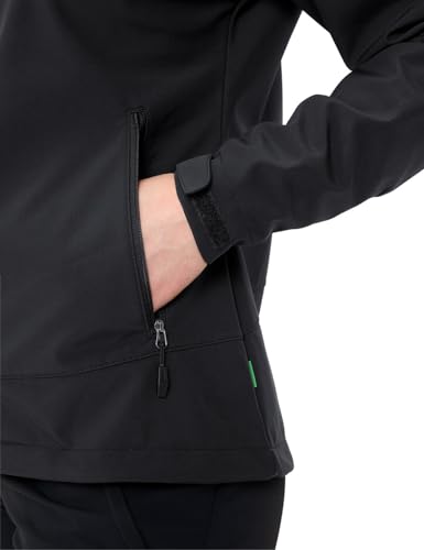 VAUDE Cyclone VI Softshelljacke Damen Wandern winddicht, Black, Gr. 38 – Ansicht 6